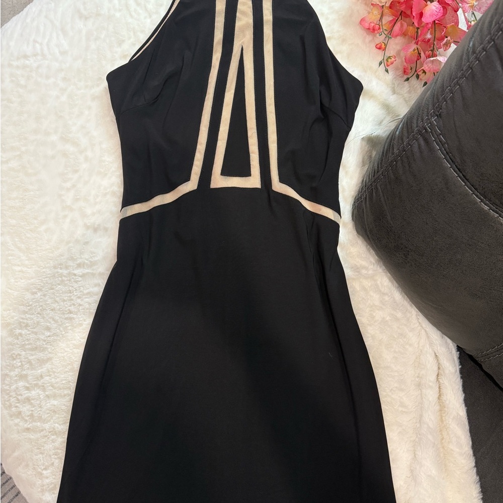 Black Cut Out Backless Halter Maxi Dress Dj-Jaz $120$ - Picture 3 of 8